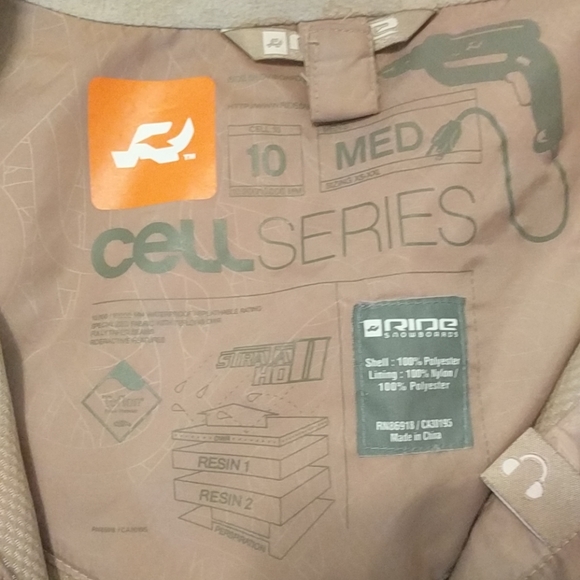 Men's Ride Snowboards Coat - Picture 2 of 6